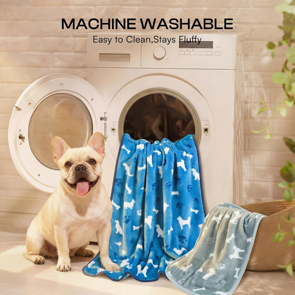 Ultra-Soft Plush Pet Blanket – Warm, Cozy & Reversible Fleece Throw for Dogs & Cats