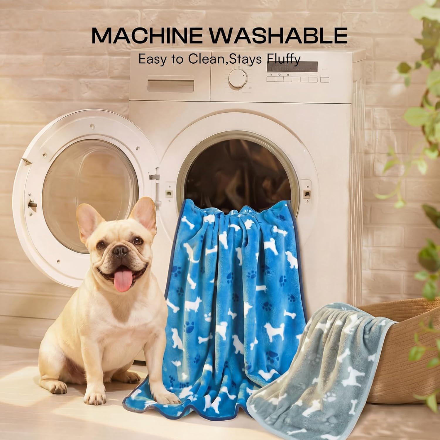 Ultra-Soft Plush Pet Blanket – Warm, Cozy & Reversible Fleece Throw for Dogs & Cats