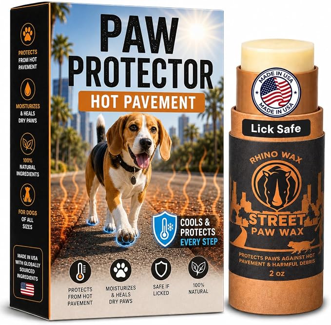 Natural Paw & Nose Balm for Dogs & Cats – Moisturizing Paw Protector with Organic Ingredients